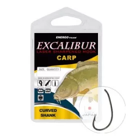 Excalibur Cârlig Carp Curved Shank Bn 2