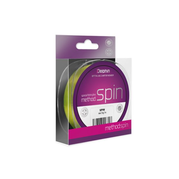 Delphin METHOD SPIN 200m/galben 0,28mm 14,3lbs