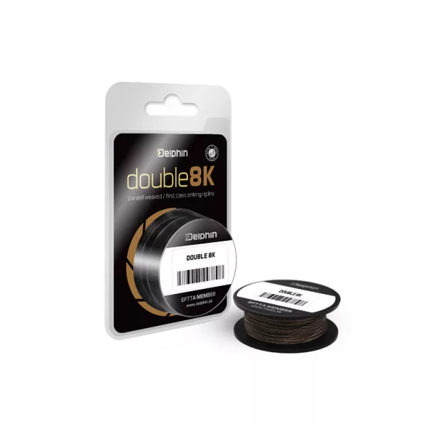 Delphin HOOK LINE DOUBLE 8K 20m/camou 20m/35lbs