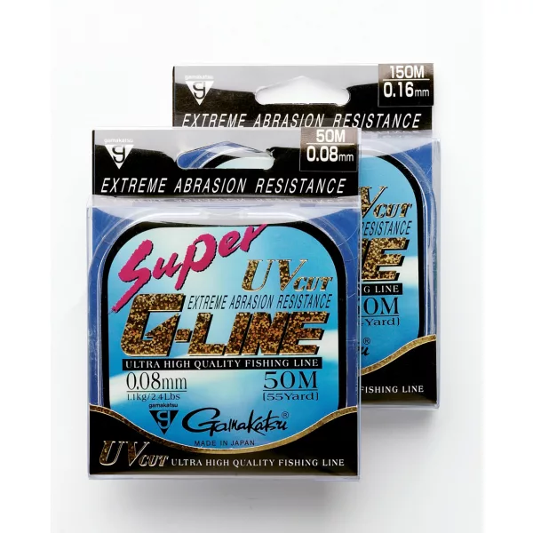 Gamakatsu Super G-line 50m 0.08mm fir de forfac monofilament-Verde