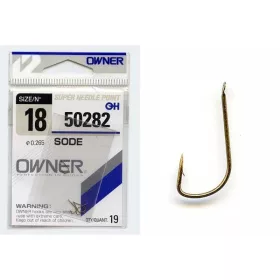  Owner Sode 50282 11 cu barbă, cu paletă Cârlig pentru platică 14 buc