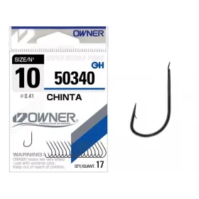   Owner Chinta 50340 8 cu barbă, cu paletă Cârlig pentru montură fină 17 buc