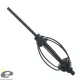 EnergoTeam Coșuleț feeder cu nervuri, sinterizat, pentru lansare la distanță; Coșuleț cu nervuri 80gr - Long Cast