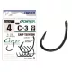 Owner Carp C-3 53263 6 Cârlig de crap cu barbă, cu ochi 7buc
