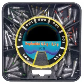   CHAMPION SET PLUMB LACRIMĂ I-AS 0,8-3,5GR.76BUC - Set plumb - Plumb lacrimă