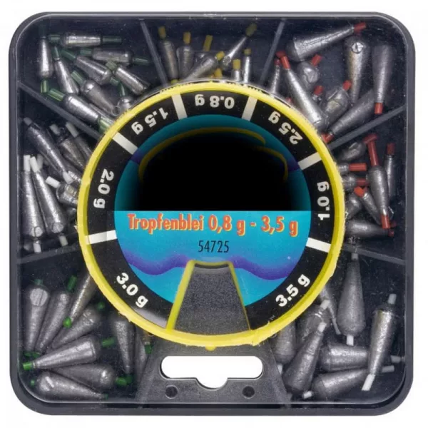 CHAMPION SET PLUMB LACRIMĂ I-AS 0,8-3,5GR.76BUC - Set plumb - Plumb lacrimă
