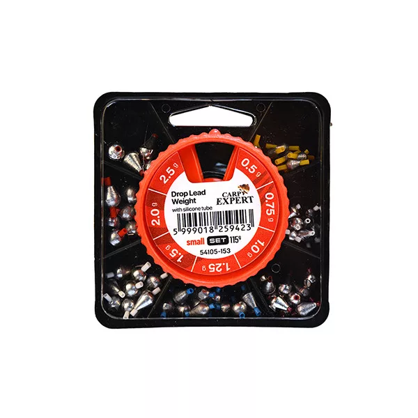 Carp Expert Small 0,5-2,5gr Set Plumb Lacrimă cu Inserție 115gr
