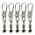 NEVIS Carabina glisantă cu inserție SIC M 10 buc/pachet Clips rotativ