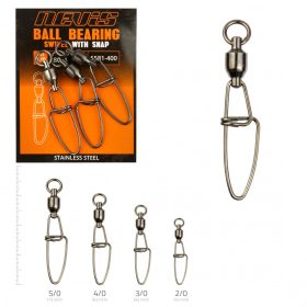 Nevis Vârtelniță cu Rulment cu Agrafă 5/0 3buc