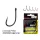 Carp Academy Teflon Hook XS-1 Negru 2 10buc/pachet Cu ochet Cu barbă Cârlig de boilies