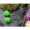 Carp Academy Teflon Hook XS-2 Negru 2 10buc/pachet Cu ochet Cu barbă Cârlig de boilies