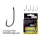 Carp Academy Teflon Hook XS-3 Negru 6 10buc/pachet Cu ochet Cu barbă Cârlig de boilies