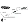 BLACK CAT DARTER U-FLOAT 8,0CM ROȘU NEON 10G