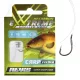 Nevis 8 Cârlig cu Barbă și Ochi, Monofil Pregătit pentru Feeder, 40cm 0,20mm, 10buc