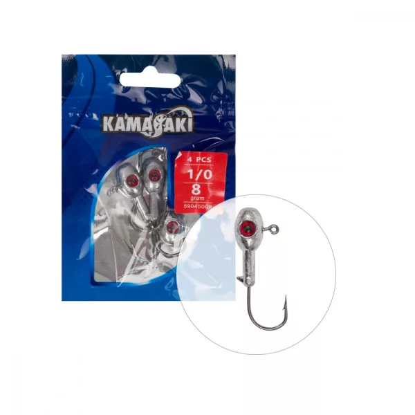 Kamasaki Red Shot Jig Fej 12G 2/0 3Buc/Pachet