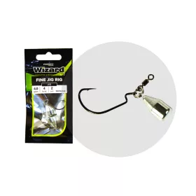 Wizard Fine Jig Rig 4 4gr Montură offset 2buc
