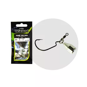 Wizard Fine Jig Rig 4 6gr Montură offset 2buc
