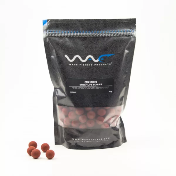 Wave Product - Origin Shelf Life Boilies 1kg-20mm - Boilie dulce-picant
