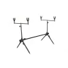 Carp Academy Rod Pod Eco 2 Suport lansete Rodpod 68-105cm