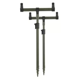   Set suport lansete CARP ACADEMY 2buc 25cm cap+ 40-60cm picior de fixare Set picior de fixare