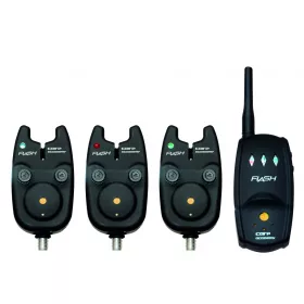   Carp Academy Flash indicator electronic de mușcătură set 3+1