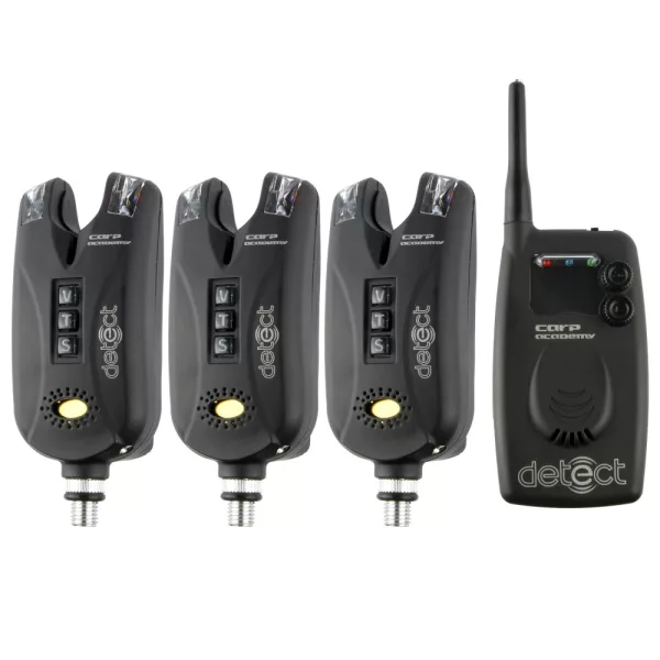 Carp Academy Detect indicator electronic de mușcătură set 3+1