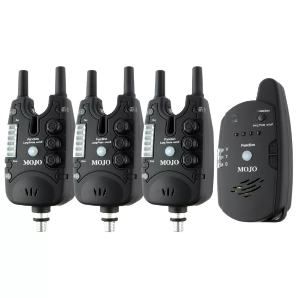 Carp Academy Mojo XTI indicator electronic de mușcătură set 3+1