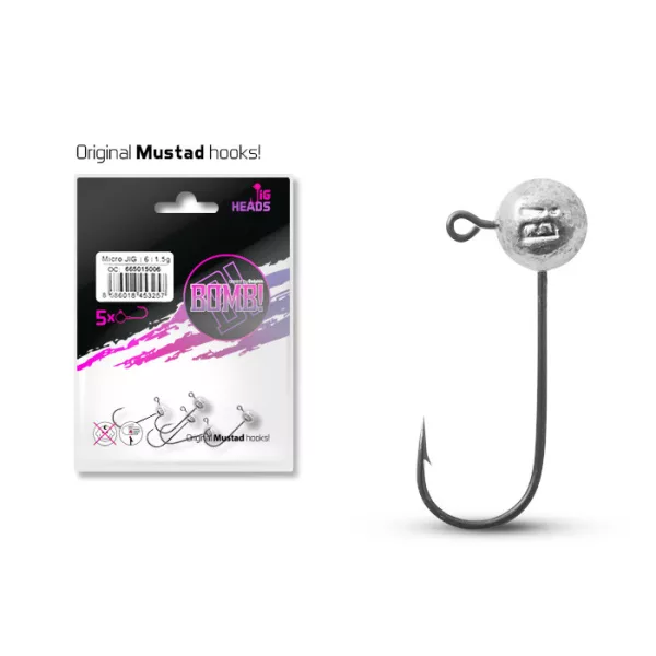 Delphin BOMB! Cap Micro JIG 2 - 5gr - 5buc