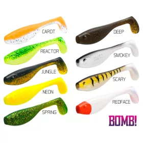 Delphin FATTY Shad SPRING 120mm - 5 buc