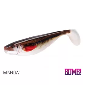 Delphin HYPNO Naluci din cauciuc 3D MINNOW 90mm - 3 buc.