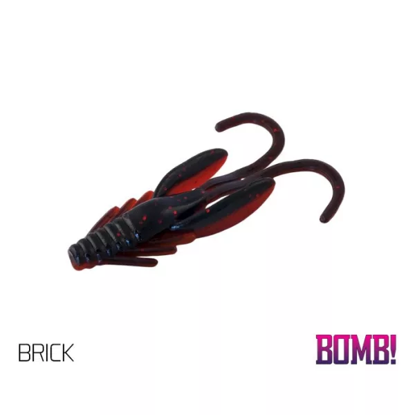 Delphin NYMPHA Naluci din cauciuc BRICK 25mm - 10 buc.