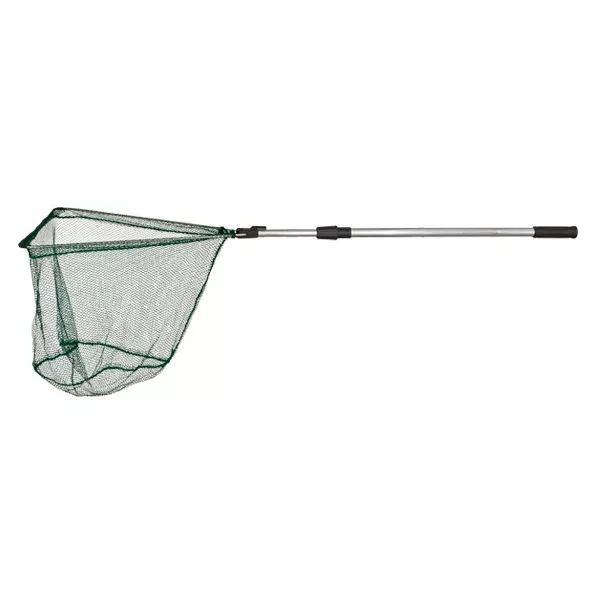 Minciog de Aluminiu Basic 2R. 1,70M Verde - Coadă de minciog cu plasă