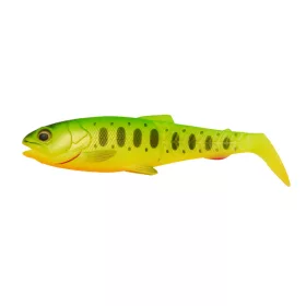   Savage Gear Craft Cannibal Paddletail Momeală de plastic 12,5cm 20gr Firetiger Bulk