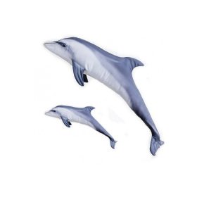   EnergoTeam The Bottlenose Dolphin Grey 55cm Pernă în formă de pește