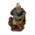 Figurină ceramică Pescar cu burduf
