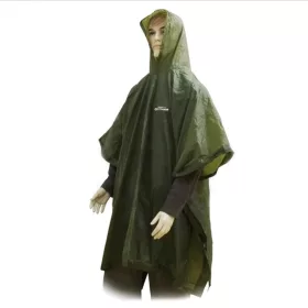 Outdoor PVC Poncho Olive Pelerină de ploaie M