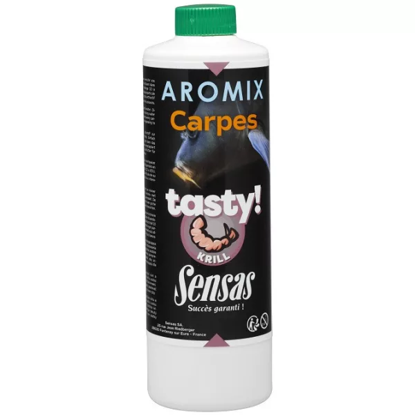 Sensas Aromix Carp Tasty Krill Atracție Lichidă 500ml