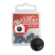Cxp Margele din Cauciuc 6Mm 25Buc/Cutie Negru