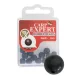 Cxp Margele din Cauciuc 8Mm 15Buc/Cutie Negru