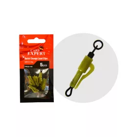 Carp Expert Quick Change Lead Clip de plumb cu inel O 5buc