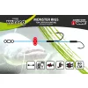 Wizard Monster Surface Livebait Double Mono Rig 9/0+11/0 Round 80cm Forfac monofil cu cârlig dublu