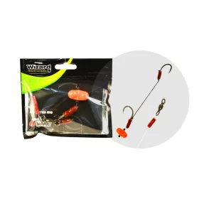   Wizard Monster Surface Livebait Double Monobraid Rig 6/0+8/0 Specimen Rig de Somn