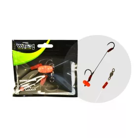  Wizard Monster Surface Livebait Double Monobraid Rig 7/0+9/0 Rotund Rig de Somn