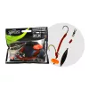 Wizard Monster River Upose Pro Double Monobraid Rig 6/0+8/0 10gr Specimen Montură de somn