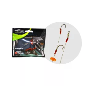   Wizard Monster Surface Livebait Double Braided Rig 6/0+8/0 Specimen Montură de somn