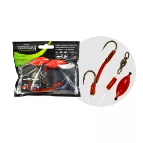   Wizard Monster River Upose Pro Double Monobraid Rig 9/0+11/0 4+4gr Rotundă Montură de somn