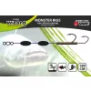 Wizard Monster River Upose Pro Double Monobraid Rig 9/0+11/0 4+4gr Rotundă Montură de somn