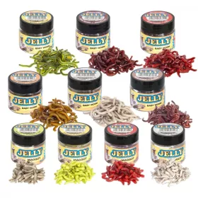 Benzar Jelly Baits Baby Worm Galben