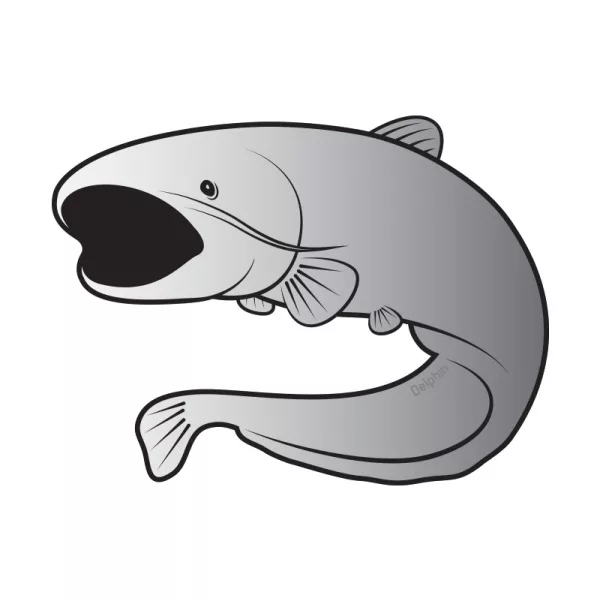 Delphin Autocolant somn SILVER