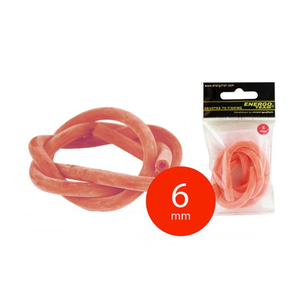 EnergoTeam Cauciuc pentru praștie Ambalat 6,00x3,00mm 60cm Roșu